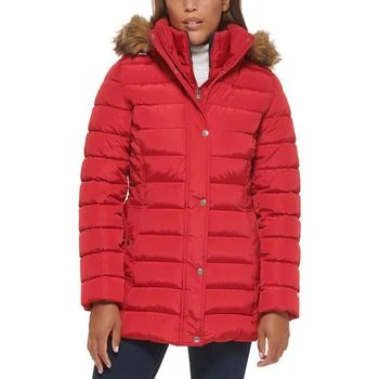 Tommy Hilfiger | Women's Faux-Fur-Trim Hooded Puffer Coat, Created for Macy's 5.2折