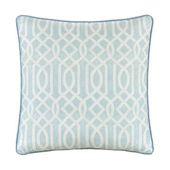Waverly | Mudan Floral Decorative Pillow, 18" x 18",商家Macy's,价格¥284