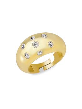 Gabi Rielle怎么样, Gabi Rielle | Perfect Pairing Collection 14K Gold Vermeil & Cubic Zirconia Ring商品图片 6折