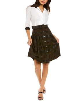 samantha sung是什么牌子, SAMANTHA SUNG | Samantha Sung Avery Shirtdress商品图片 4.1折
