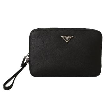 商品Prada | PRADA 男士黑色皮革手拿包 2VF017--F0002,商家Beyond Chinalux,价格¥9382图片
