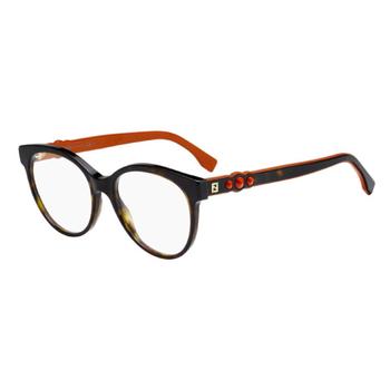 推荐Fendi Demo Round Ladies Eyeglasses FF 0275 086 52商品