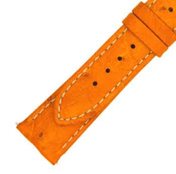 商品Hadley Roma | Hadley Roma 21 MM Matte Tan Ostrich Leather Strap,商家Jomashop,价格¥287图片