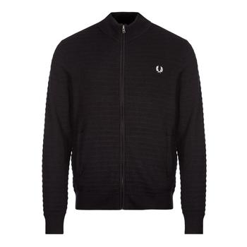 fred perry好不好, Fred Perry | Fred Perry Knitted Jacket - Black商品图片 5折