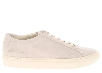 推荐Ladies Grey Suede Achilles Low-Top Sneakers商品