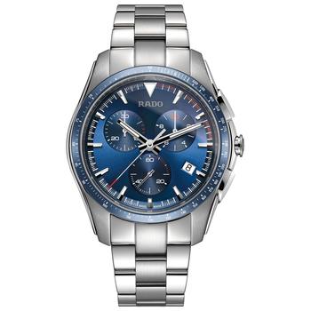 雷达男表精选, Rado | Men's Swiss Chronograph Hyperchrome Stainless Steel Bracelet Watch 45mm商品图片 