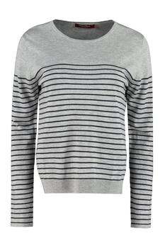 maxmara studio是什么牌子, Max Mara | Max Mara Studio Nupar Striped Pullover商品图片 