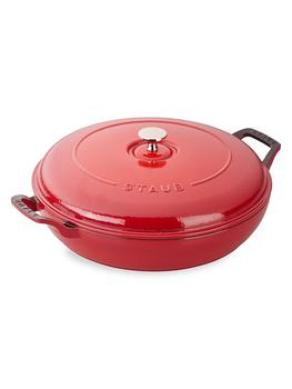 商品Staub | 3.5-Quart Cast Iron Braiser & Lid,商家Saks Fifth Avenue,价格¥1360图片