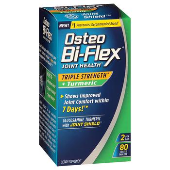 商品Osteo Bi-Flex | 氨糖软骨素加姜黄素 80粒,商家Walgreens,价格¥260图片