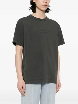 Alexander Wang | ALEXANDER WANG Women Acid Wash & Embossed Logo Short Sleeve Tee 5.5折