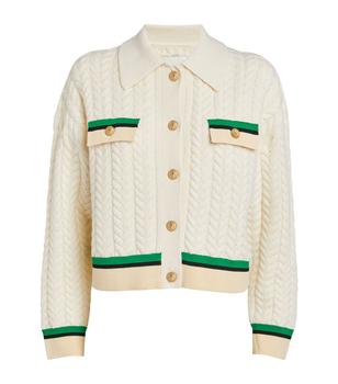 sandro开衫, Sandro | Striped-Trim Cardigan商品图片 6折