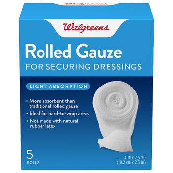 商品Walgreens | Rolled Gauze Bandage,商家Walgreens,价格¥36图片