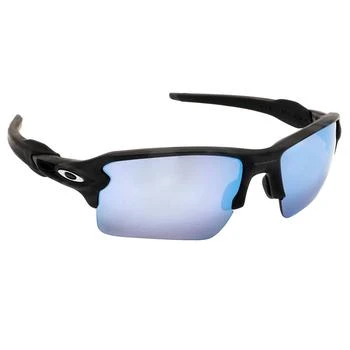 推荐Flak 2.0 XL Prizm Deep Water Polarized Wrap Men's Sunglasses OO9188 9188G3 59商品