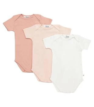 Bonpoint | Baby set of 3 cotton bodysuits 独家减免邮费