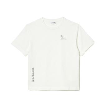 Lacoste | Lacoste Womens White Other Materials T-Shirt商品图片,7.9折