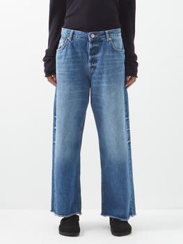推荐Gait organic-cotton blend super wide-leg jeans商品
