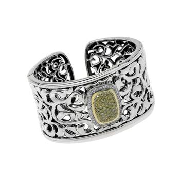 商品Charles Krypell | Charles Krypell Women's Sterling Silver and 18K Gold Bracelet,商家Premium Outlets,价格¥19485图片