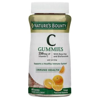 Nature's Bounty | Vitamin C Immune Support Gummies Orange,商家Walgreens,价格¥118