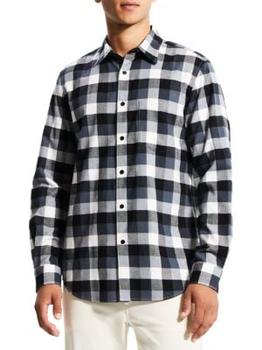 Theory | Irving Hunter Plaid Button-Up商品图片,3.9折