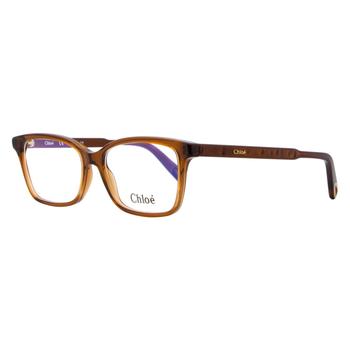 推荐Chloe Rectangular Eyeglasses CE2742 210 Brown 53mm 2742商品