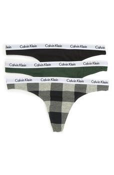 商品Calvin Klein | Logo Assorted Thongs - Pack of 3,商家Nordstrom Rack,价格¥122图片