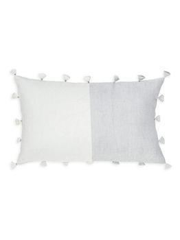 商品Anaya | Anaya So Soft Linen Tassels Down Pillow,商家Saks Fifth Avenue,价格¥572图片