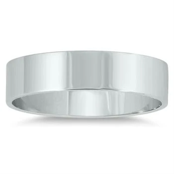 SSELECTS | 4Mm Flat Comfort Fit Wedding Band In 14K White Gold,商家Premium Outlets,价格¥2954