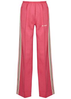 推荐Pink striped jersey track pants商品