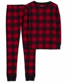 Carter's | Little & Big Kids Buffalo Check 100% Snug Fit Cotton Pajamas, 2 Piece Set,商家Macy's,价格¥132