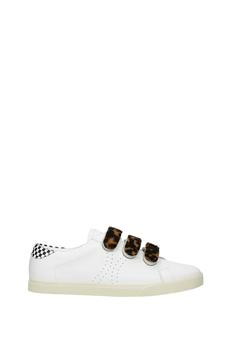 celine鞋, Celine | Sneakers Leather White Brown商品图片 3.6折