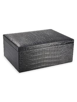 商品Graphic Image | Large Croc-Embossed Leather Box,商家Saks Fifth Avenue,价格¥1473图片