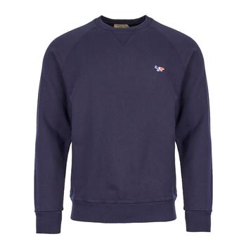 推荐Maison Kitsune Tricolour Fox Sweatshirt - Navy商品