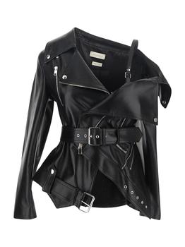 Alexander McQueen | Twister Biker Jacket商品图片,额外7.5折, 额外七五折