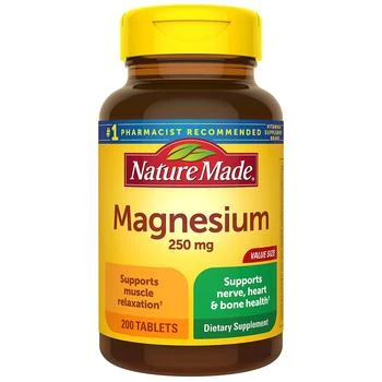 Nature Made | Magnesium Oxide 250 mg Tablets 满二免一, 满$30享8.5折, 满折, 满免