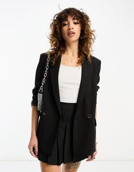 Bershka | Bershka oversized blazer in black商品图片,独家减免邮费