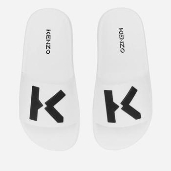 推荐KENZO Kids' Slide Sandals - Optic White商品