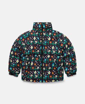 推荐Stella McCartney - Daisy Print Puffer Jacket, Woman, Black, Size: 14H商品