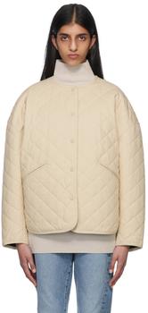 Totême | Off-White Quilted Jacket商品图片,8.6折