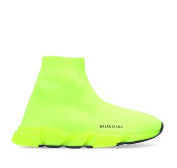 巴黎世家鞋板鞋, Balenciaga | Kids Neon Yellow Speed Sock Sneakers商品图片 7.4折
