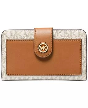 Michael Kors | Charm Logo Medium Tab Pocket Bifold Wallet,商家Macy's,价格¥745