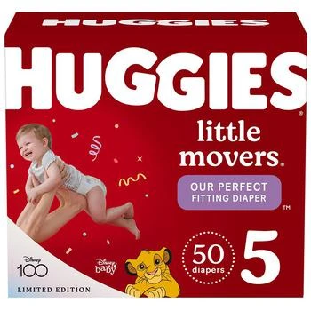 Huggies Little Movers | Baby Diapers Size 5 (50 Ct),商家Walgreens,价格¥220