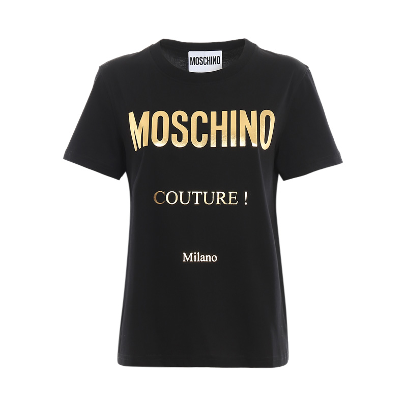 女装迪桑特羽绒服, Moschino | Moschino 莫斯奇诺 黑色棉女装短体恤 0719-5540-A1555商品图片 独家减免邮费