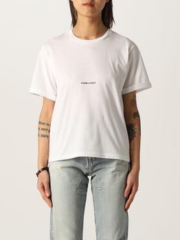 推荐Saint Laurent cotton t-shirt with logo商品