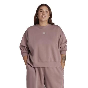 推荐adidas Originals Adicolor Essentials Crew Sweatshirt (Plus Size) - Women's商品