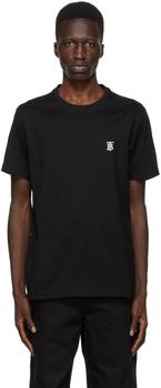 burberry t恤, Burberry | Black TB Monogram New Parker T-Shirt商品图片 