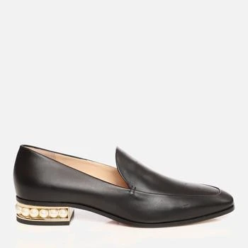 推荐Nicholas Kirkwood Women's 25mm Casati Leather Loafers - Black商品
