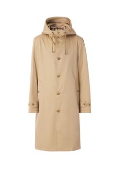了解burberry大衣, Burberry | Cotton gabardine hooded car coat商品图片 