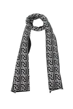 Fendi | Scarves Wool White Black 7.1折, 独家减免邮费