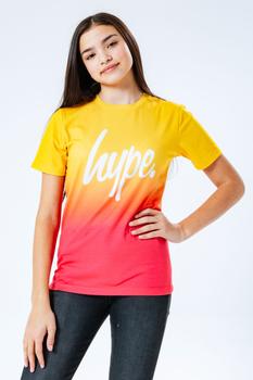 推荐HYPE SUNSET FADE T-SHIRT FOR GIRLS商品