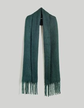 推荐Contrast-Fringe Knit Scarf商品